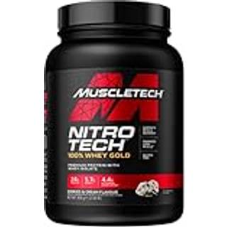 MuscleTech Nitro-Tech Whey Gold Protein, 908 g (Cookies & Cream)