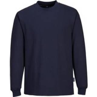 Antistatisk ESD langærmet T-shirt - Marine (Størrelse: XXL)