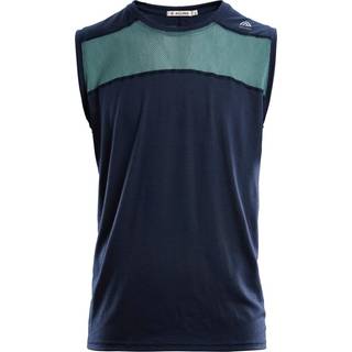 Aclima Men's LightWool Sports Singlet Navy Blazer/North Atlantic, Navy Blazer / North Atlantic, M
