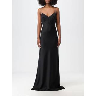 Max Mara Bridal Selce satin slip dress - black - M