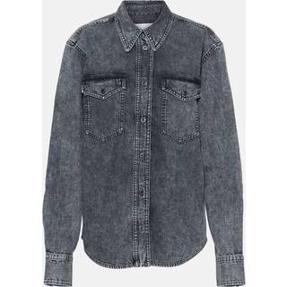 Marant Etoile Danis cotton denim shirt - grey - S