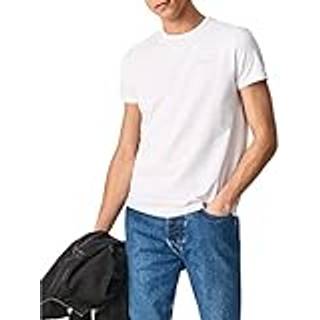 Pepe Jeans White Cotton Men T-Shirt