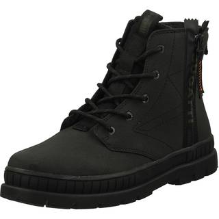 bugatti Herren Stiefeletten schwarz Velours
