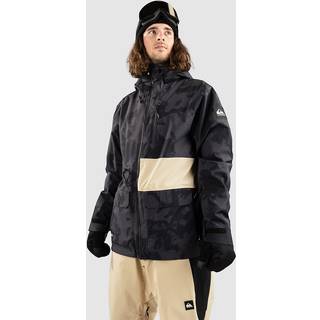 Quiksilver S Carlson Stretch Quest Jakke - S - tie dye true black
