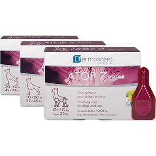 Spot-on Dermoscent ATOP 7 Hund & Katt 0-10 kg 4x0,6 ml