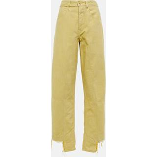 Jil Sander High-rise wide-leg denim jeans - yellow - XXS