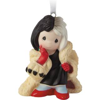 Hallmark keepsake Christmas Ornament 2021 Disney 101 Dalmatians Cruella de Vil Precious Moments Porcelain