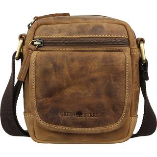 Umhängetasche Leder 15x17cm Vintage | Greenburry.de