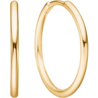 Avilé Jewelry Medium Hoops Øreringe 18 kt. Forgyldt Sølv AJ-B1-20-GP - Dame - 925 Sterling Silver