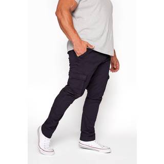 BadRhino Big & Tall BadRhino Big & Tall Blue Stretch Cargo Trousers