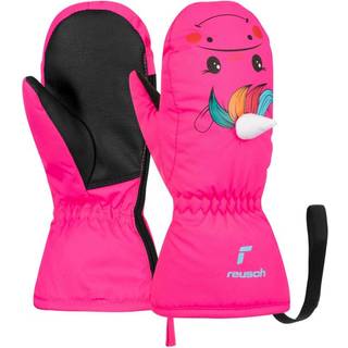 Reusch Kid's Sweety Mitten Handsker Børn størrelse V - 5-6 years farve pink