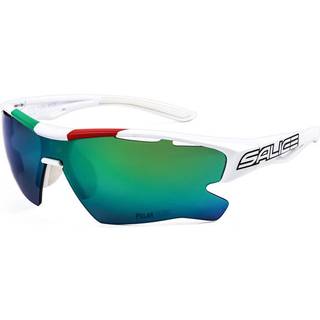 Salice 011 ITA RWP Polarized BIANCO/RW ROSSO Standard Solbriller Mænd Hvid - White - Standard