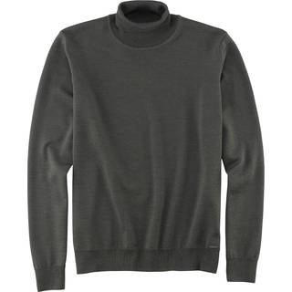 OLYMP Herren Pullover grün unifarben