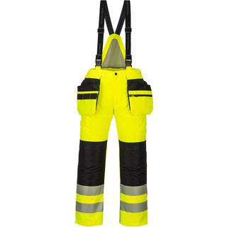 PW3 hi-vis vinterbukser - Gul/Sort (Størrelse: XXL)