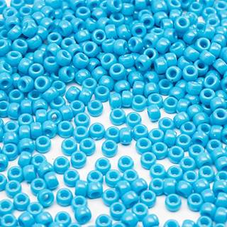 1000 pcs akrylbl? ponyperler 6x9mm bulk til kunsth?ndv?rk armb?nd halsk?de smykker, der g?r ?reringe h?r fletning (bl?)