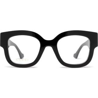 Gucci Kvinde GG1423O 001 Optiske stel Acetat Sort Transparent Cat Eye