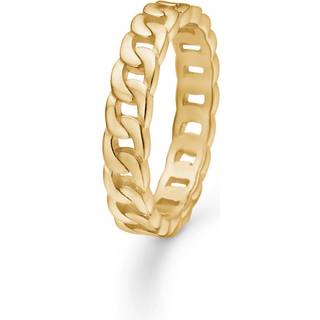 Avilé Jewelry Panzer Ring 18 kt. Forgyldt Sølv DI009-GP-52 - Dame - 925 Sterling Silver
