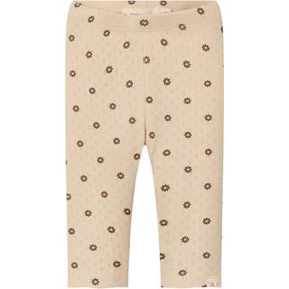 Lil Atelier Wood Ash Blomstret Legging