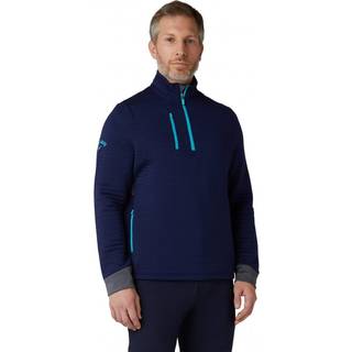 Callaway Layer Midweight Textured Fleece 1/4-Zip, navy/blå