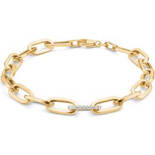 Mads Z Vesuv 8 kt. guld armbånd med zirkonia