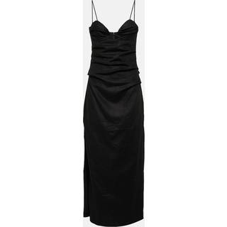 SIR Noemi linen maxi dress - black - XXS