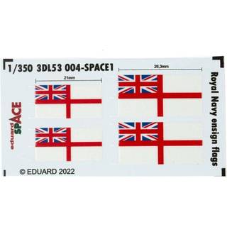 Royal Navy ensign flags SPACE
