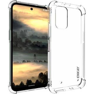 Nokia XR21 Enkay Anti-Slip Plastik Bagside Cover - Gennemsigtig