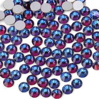 Beadsland Flat Back Crystal Rhinestones Round Gems Blue Volcano (4,6-4,8 mm) SS20/1440pcs