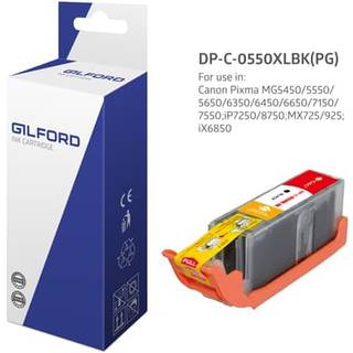 Gilford Blæk Sort Dc-550bk Xl / Pgi-550pgbk Xl