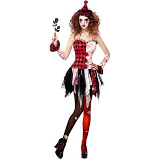 Horror Harlekin Damenkostüm M