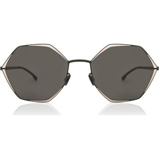 Mykita Alessia 404 55 Solbriller Mænd Black - Black Sand - 55mm