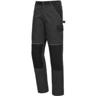 Nitras 7512  MOTION TEX LIGHT Grå sort arbejdsbenklæder Polyester bomuld