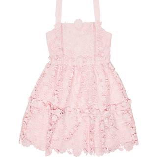 Self-Portrait Kids Guipure lace dress - pink - Y 6