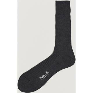 Pantherella Vale Cotton Socks Dark Grey