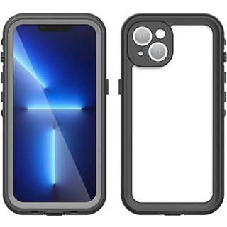 Redpepper Dot+ iPhone 13 Vandtæt Taske - IP68 - Mørkegrå / Sort