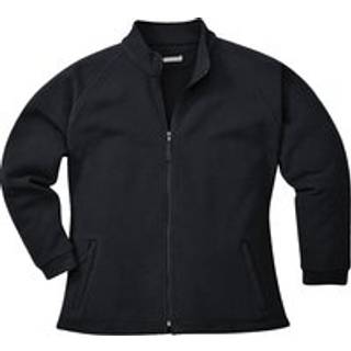 Aran-fleece til damer - Sort (Størrelse: XXL)