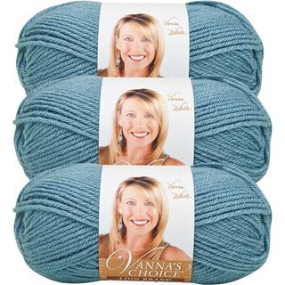 (3 pakke) Lion Brand Yarn Vanna's Choice Yarn Dusty Blue