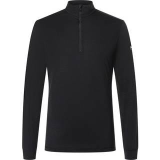 super.natural Men's Tundra175 Zip 1/4 Jet Black, S