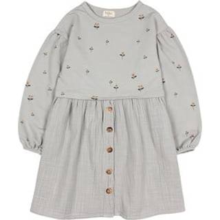 búho Blomstret Kjole Glacier 10 Y  Creme  10 år  kvinde