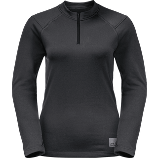 Jack Wolfskin Women's Bike Commute Halfzip Phantom, XS
