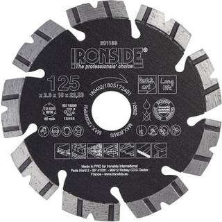 Ironside 201183 Diamantskæreskive 125 x 22,23 x 2,3 x 10 mm