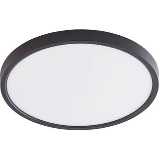 Lindby loftlampe Pravin, Ø 50 cm, CCT, sort