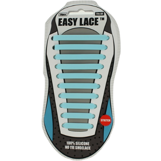 Easy Lace No Tie Shoelace Silikone Snørebånd - Sky Blue