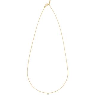 Oda Floating Halskæde, Gold Plated, 42 cm