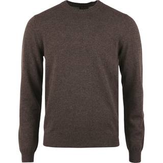 Stenströms Brun Cashmere-sweater med rund hals | Herre |Strik & Trøjer | Størrelse: L | Brun | Solid | Lange Ærmer