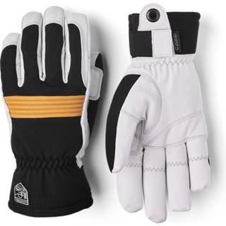 Hestra Couloir 5 Finger Black/Off White, Black/Offwhite, 11