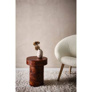BARATTI sidebord Ø 35 cm - høj - Brun