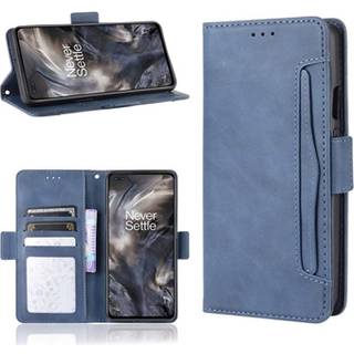 OnePlus Nord Pung Cover med Kortholder - Blå
