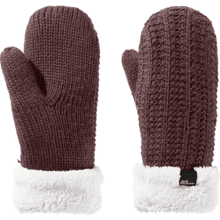 Jack Wolfskin Women's Highloft Knit Mitten Boysenberry, S