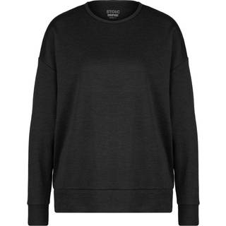 Stoic Women's Merino260 MMXX.Göteborg Crew Merino sweatere Damer størrelse 34 farve sort